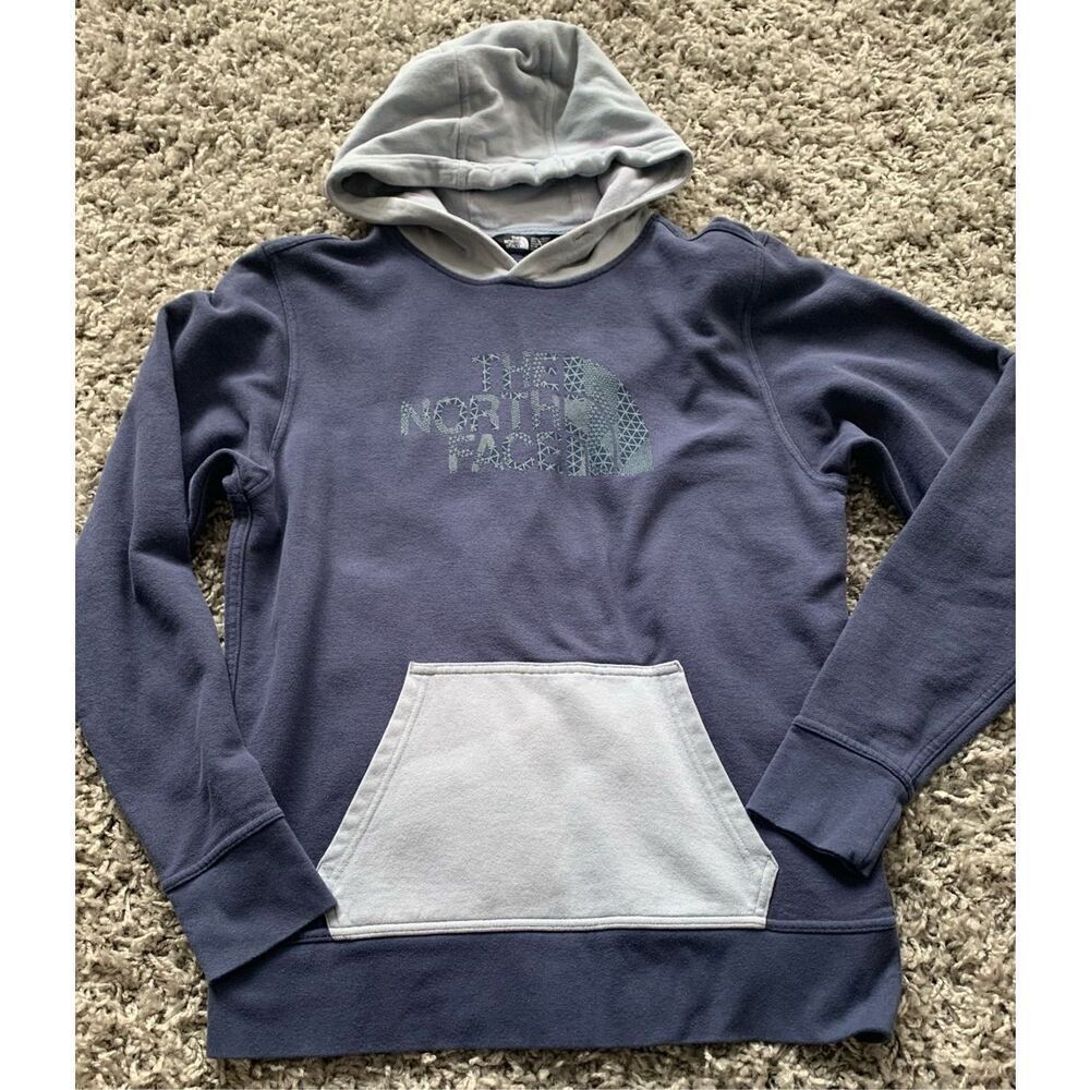 The North Face Navy and Gray Hoodie
